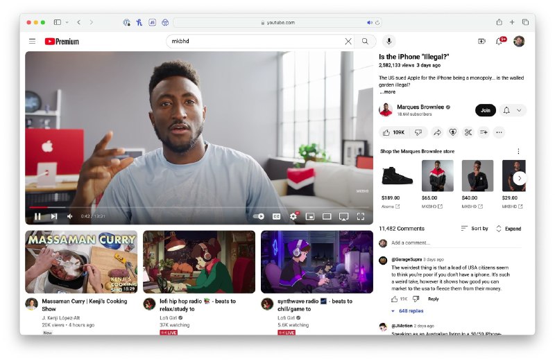 YouTube 测试将视频标题和评论移至侧边栏尽管多年来 YouTube 网站的外观不断更新，但其核心设计在很长一段时间内都没有发生重大变化