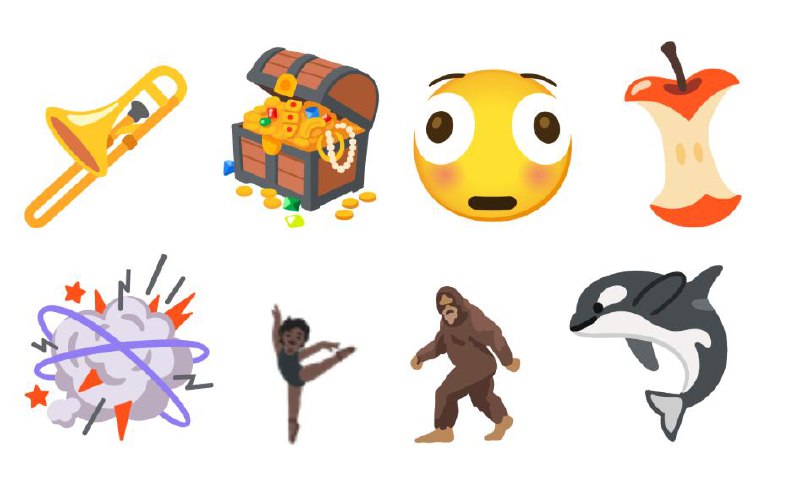 Unicode 联盟新推出8个Emoji在最初考虑的 160 多个候选中，最终的有8个被选中