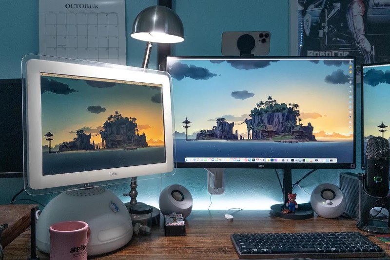 苹果首款智能家居显示器或向经典款 iMac 致敬据彭博社的马克·古尔曼报道，苹果计划推出一款低端、非机器人化的智能家居显示器，看起来像‘灯罩’iMac