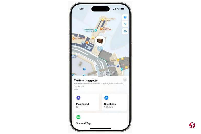 新加坡航空将允许乘客共享苹果AirTag追踪器位置 加快找回遗失行李新加坡航空公司乘客日后乘搭飞机时，若在行李放置了苹果蓝牙追踪器AirTag，可在行李遗失时，与新航分享追踪器的位置链接，加快追踪和取回行李的速度