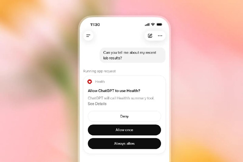 OpenAI宣称，ChatGPT Health的AI 模型推理能力“胜过临床医生水平”OpenAI 将于周四在美国向所有人推出 ChatGPT Health，让更多用户能够把自己的医疗记录和健康追踪数据连接到这款聊天机器人上