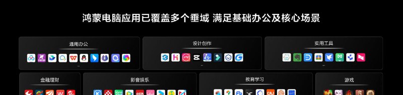 华为鸿蒙电脑不支持侧载：应用只能从应用市场安装5月8日消息，今天举办的鸿蒙电脑技术与生态沟通会上，华为鸿蒙电脑正式亮相