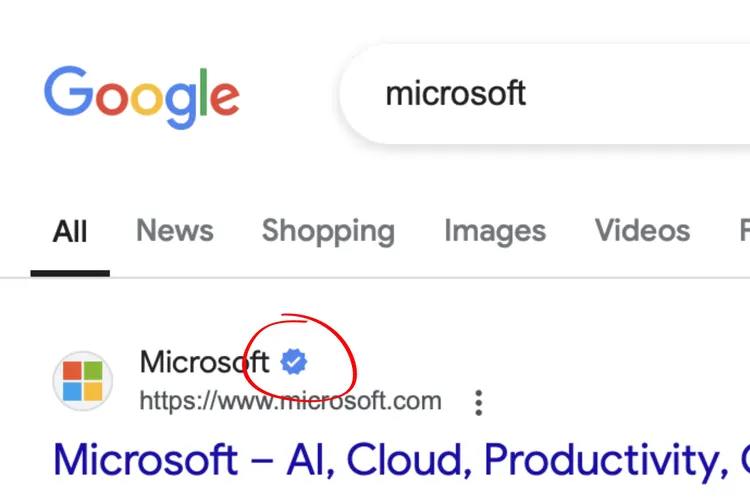 仿效 X 及 Meta？Google 搜索结果将显示蓝色验证标记Google 正在测试搜索结果的新验证功能，让用户更容易避免点击假冒或诈骗网站连结