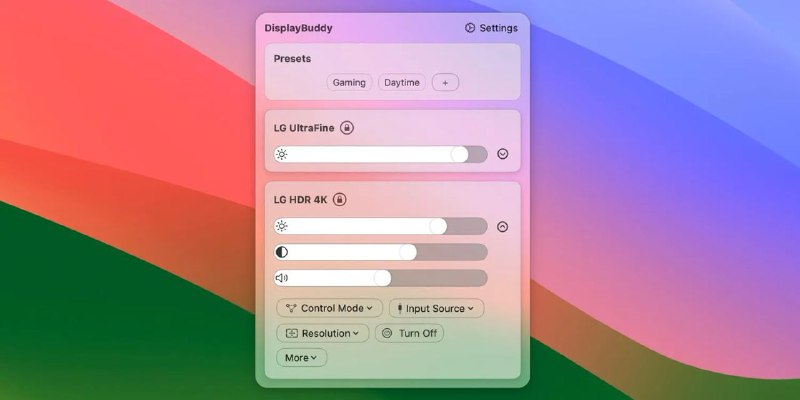DisplayBuddy 现在可以在 Mac 上控制三星智能显示器的亮度DisplayBuddy 是一个让用户直接从macOS调整第三方外部显示器亮度的工具