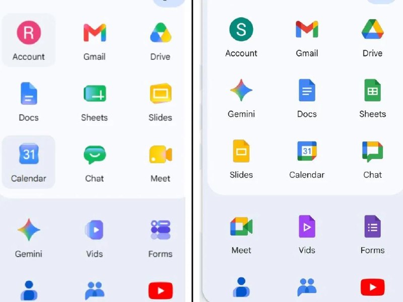 Google正在逐步推出重新设计的 Workspace 应用图标新设计加入了柔和的色彩渐变、圆角处理，并对图标形状进行了重新打造
