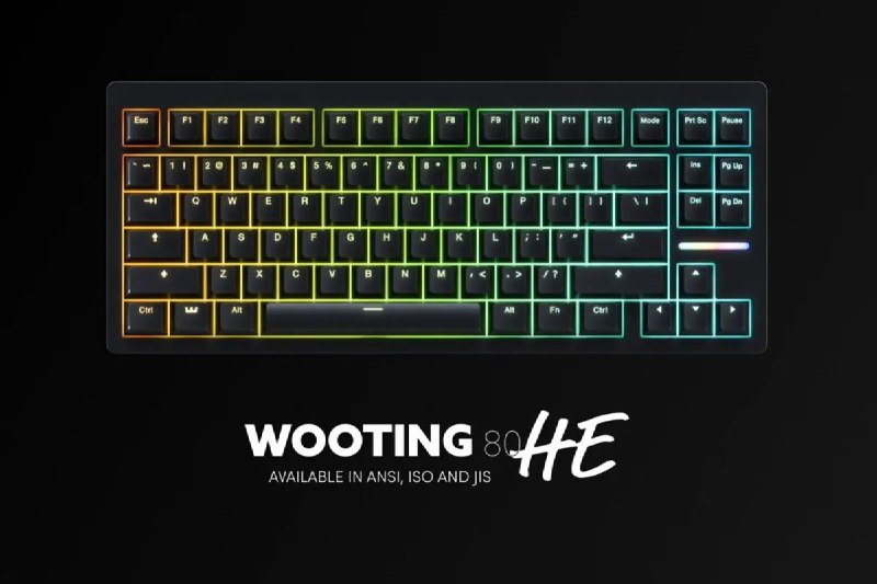 Wooting制造了最佳游戏键盘——现在新款型号推出了“Rappy Snappy”功能Wooting的60HE被广泛认为是市场上最好的游戏键盘之一，这全归功于Rapid Trigger功能，它能加快你在《Valorant》或《Counter-Strike 2》等游戏中激活按键的速度