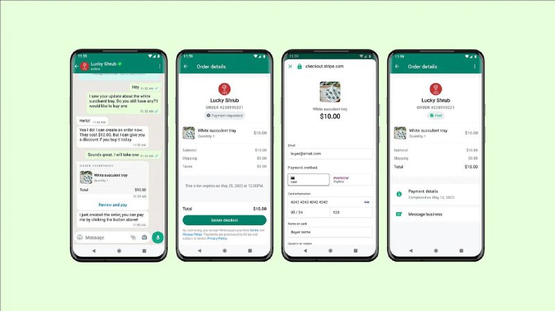 继巴西和印度后，WhatsApp Pay 现已拓展至新加坡，该功能允许用户在WhatsApp聊天界面中转账