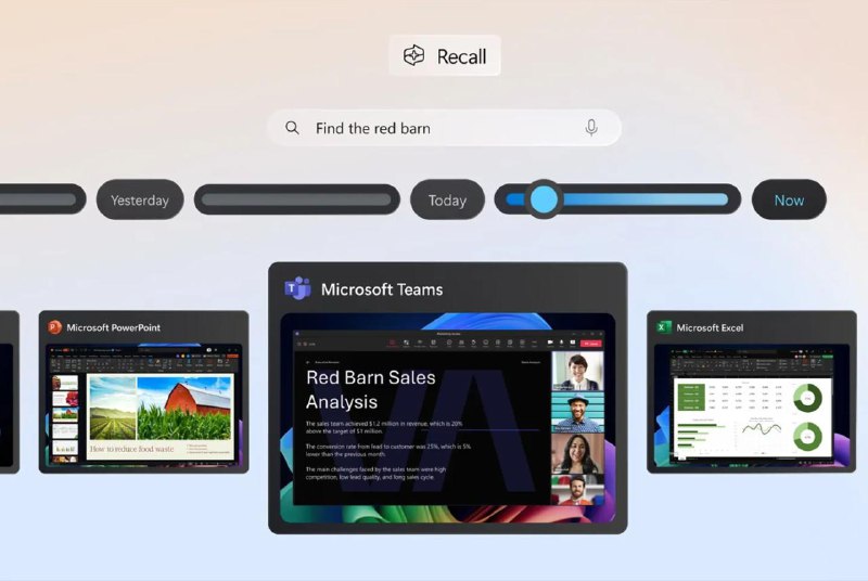 微软推出了 Recall 和由 AI 驱动的 Windows 搜索，适用于 Copilot Plus 电脑微软的 Click to Do 功能也将在今天推出
