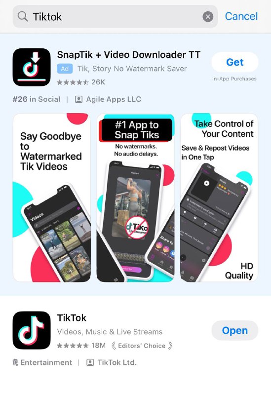 TikTok 重新在AppStore和GooglePlay上架