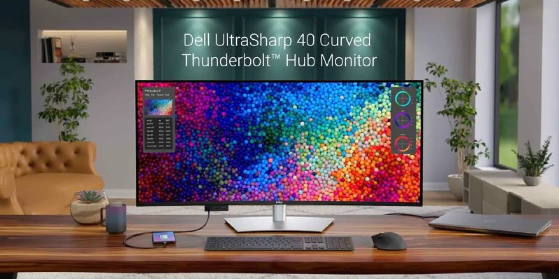 戴尔宣布推出5K 40英寸UltraSharp曲面Thunderbolt Hub显示器，支持120Hz刷新率戴尔(Dell)在今年的消费电子展(CES)上提前发布了一款产品