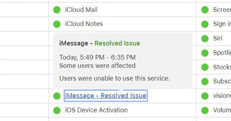 今天早些时候，iMessage曾出现短暂的故障早些时候，许多 iPhone 用户（包括《The Verge》的一些人）在尝试通过 iMessage 发送短信时看到了“未送达”的标志