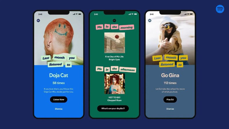 Spotify 通过应用内建议展示对你音乐品味的了解Spotify 的个性化功能即将在应用程序的更多区域出现