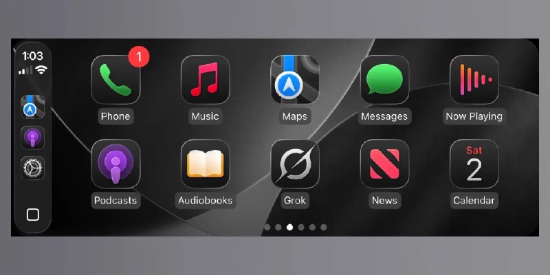 xAI 计划将 Grok 语音模式推送至 Apple CarPlay在iPhone 版 Grok 的最新更新里，已经内置了一个用于 Apple CarPlay 的占位应用