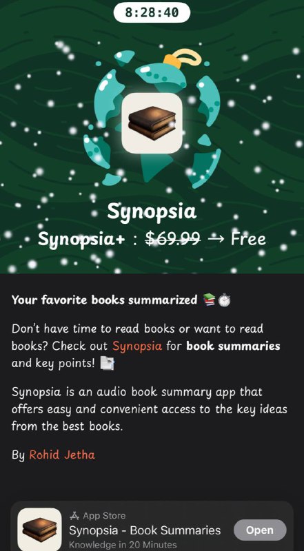 Synopsia 内购限免: $69.99 -> 免费
