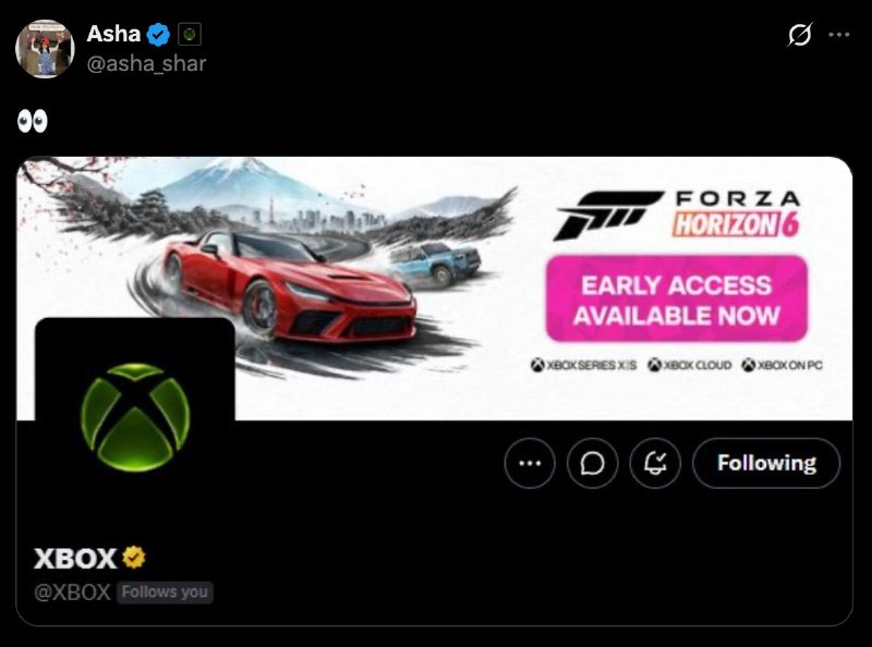 Xbox 现已更名为XBOXXbox 首席执行官 Asha Sharma 本周早些时候在 X 上发起投票，问粉丝微软该用 Xbox 还是 XBOX