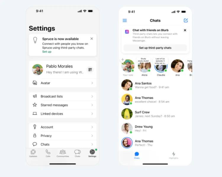 WhatsApp 将跟 iMessage、LINE 等第三方通讯 Apps 互通Meta 终于揭开了 WhatsApp 和 Messenger 第三方通讯 Apps 整合计划的神秘面纱