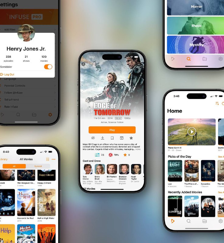 Infuse 8 - 现已推出今天我们很高兴地宣布，Infuse 8的发布，适用于 iPhone、iPad、Apple TV、Mac……和 Vision!Infuse 8 版本为 Apple Vision Pro 提供了一款全新的应用程序，所有设备都有全新的设计，应用内部经过重新设计，新增加了播放控件，以及许多其他令人兴奋的新变化