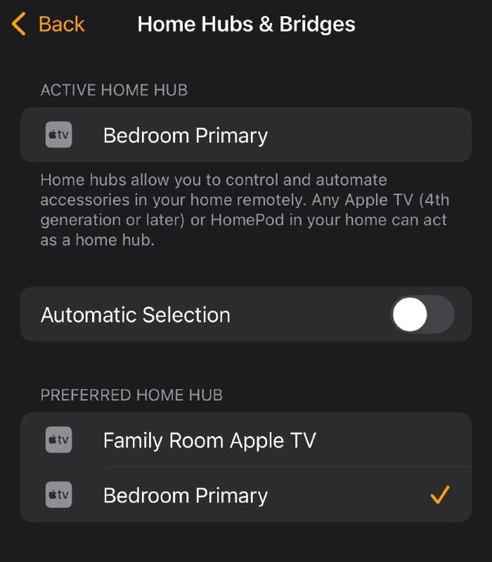 Reddit 用户发现iOS 18 支持自定义家庭中枢使用 iOS 18，你终于可以选择你喜欢的家庭中枢了