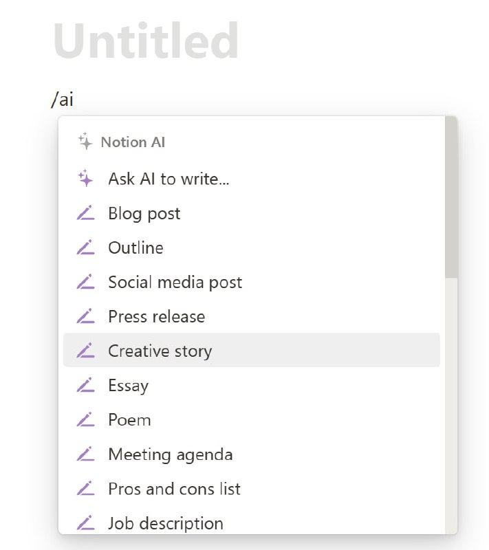 notion 也来 AI 了，一打开网页就看到了