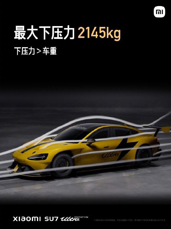 小米公布SU7 Ultra 原型车，今年10月初正式征战纽北！🗒 标签: #小米 #SU7 📢 频道: @GodlyNews1🤖 投稿: @GodlyNewsBot