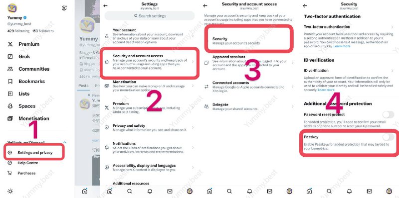 X 为全球 iOS 用户提供Passkey 登录功能