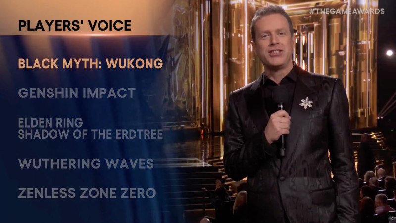 《黑神话：悟空》获得 TGA 2024 玩家之声🗒 标签: #TGA📢 频道: @GodlyNews1🤖 投稿: @GodlyNewsBot