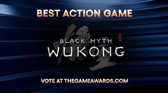 《黑神话：悟空》获 TGA 2024最佳动作游戏此前，该作品已在 金摇杆奖中斩获两项大奖 ，分别是『终极年度游戏』以及『最佳视觉设计』🗒 标签: #黑神话悟空 #TGA📢 频道: @GodlyNews1🤖 投稿: @GodlyNewsBot