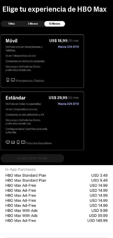 这波是安卓党完胜 ，iOS阿根廷区价格没得比(下图为iOS，无年费选项)HBOMAX南美洲介绍方案一: 挂上阿根廷节点,直接在网页购买,税后2.77刀一个月(活动结束后是否恢复原价为止)方案二使用安卓模拟器购买流程(推荐,内购免税):安卓模拟器(⚠️若无GMS框架请自行安装)  > 下载clash > 连接节点(为了登录和下载可以选择最快的节点) > 登录谷歌并下载app > 切换阿根廷节点 > 进入HBOMax随便播放一个视频 > 选择套餐并填写付款信息 > 验证密码 > 购买成功*此方法支持信用卡直接购买Via. Zeng  #UPdate在这里推荐一款自带GMS框架的模拟器: bluestack 配套系统的clash下载地址