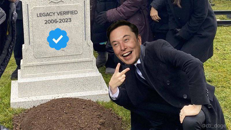 今天发生了两件事，证明Twitter Verified 已死1. 未订阅Twitter Blue的用户，将失去蓝✔️认证2. Twitter 删除了所有标签，包括之前赋予 NPR 等媒体的”国家附属媒体”，以及 CBC 等媒体的”政府资助媒体”🗒 标签: #Twitter #Verified📢 频道: @GodlyNews1🤖 投稿: @GodlyNewsBot